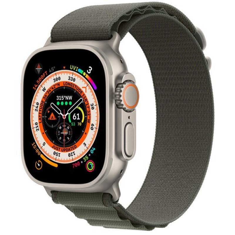 SMARTWATCH ULTRA 49MM CELL./TITANIUM/GREEN MNHJ3 APPLE