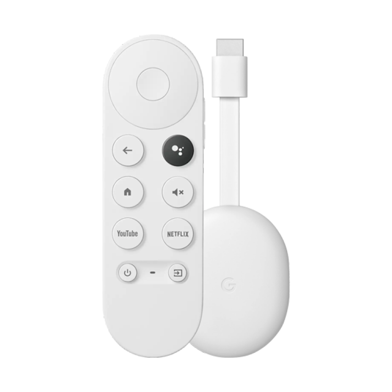 Google Chromecast with Google TV 4K - Ice White EU