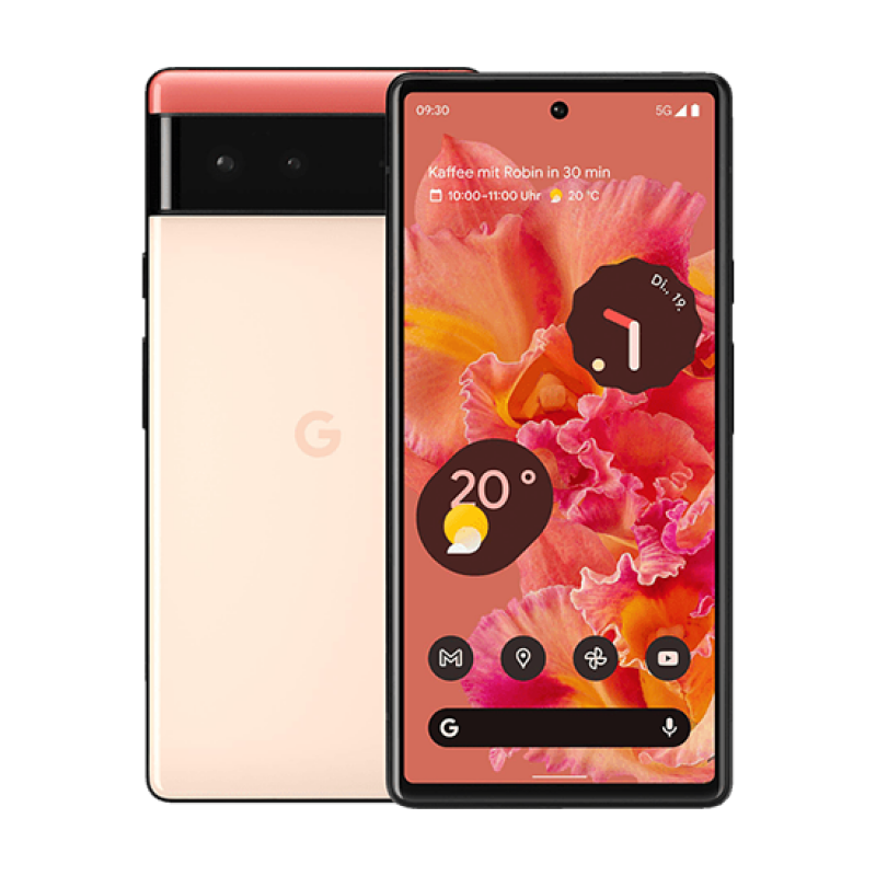 Google Pixel 6 5G Dual Sim 8GB RAM 128GB - Coral DE