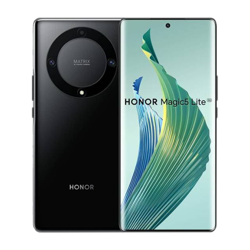 Honor Magic5 Lite 5G Dual Sim 6GB RAM 128GB - Black EU