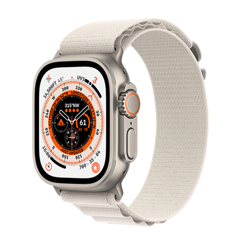 Watch Apple Watch Ultra LTE 49mm Titanium Case with Alpine Loop M - Starlight EU