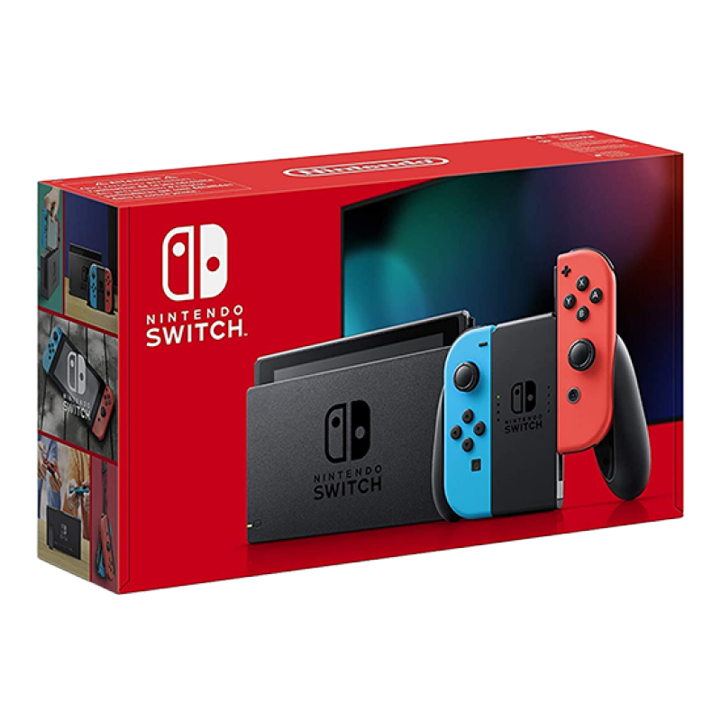 Nintendo Switch V2 Console Neon Red / Blue