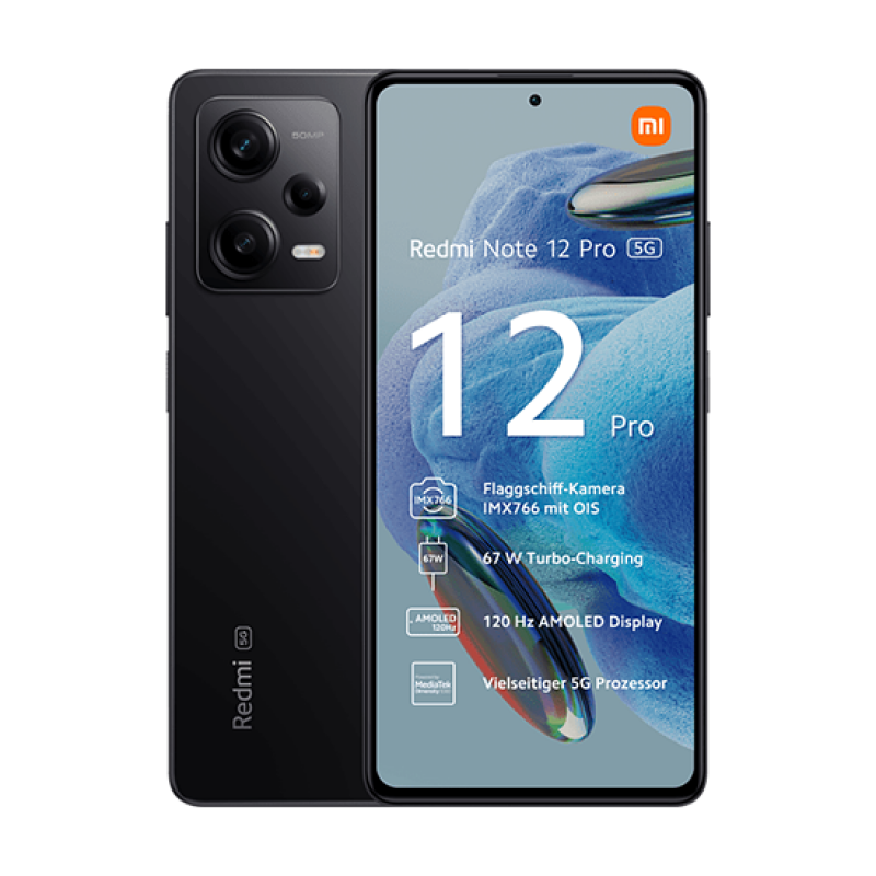 Xiaomi Redmi Note 12 Pro 5G Dual Sim 8GB RAM 256GB - Black EU